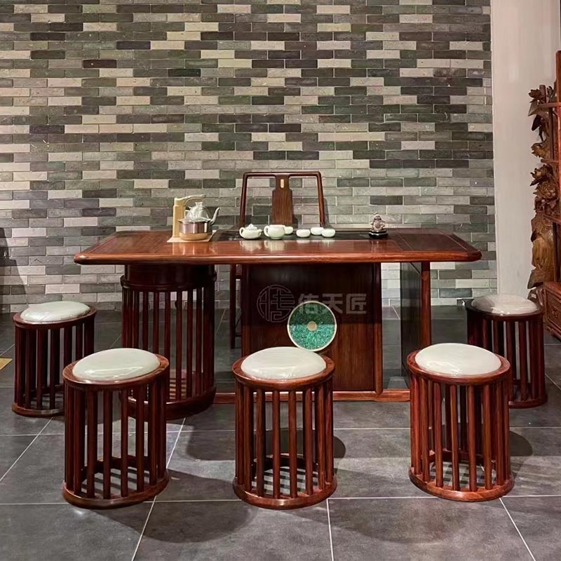 တရုတ်စတိုင် Rosewood Wood Classical Tea Table
