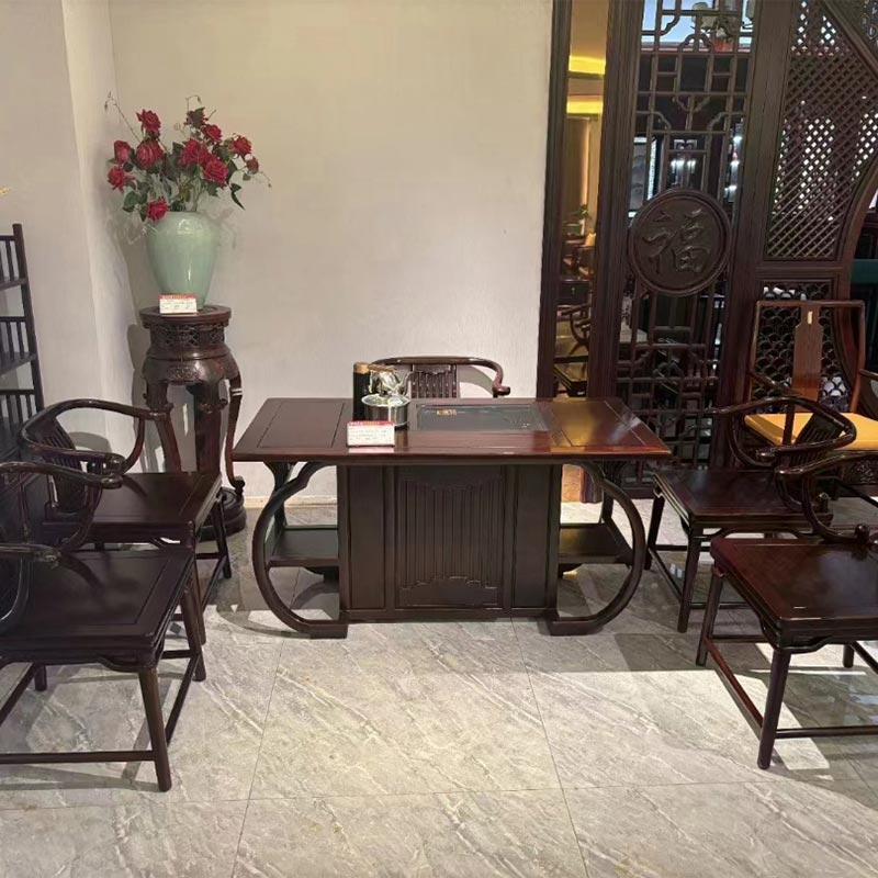 တရုတ်စတိုင် Rosewood Classical Tea Table